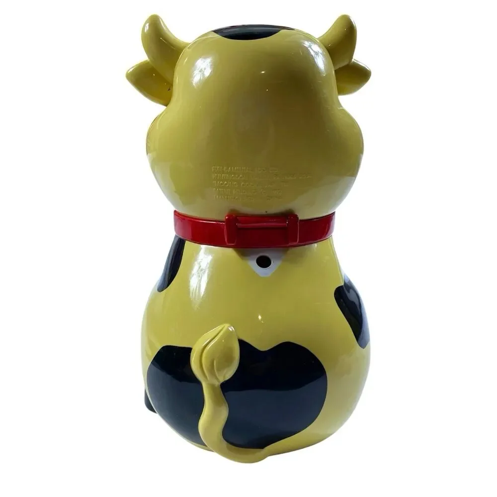 Vtg Mooing Cow Cookie Jar 1992 Fun-Damental Too Happy Cow Not Working Parts Only